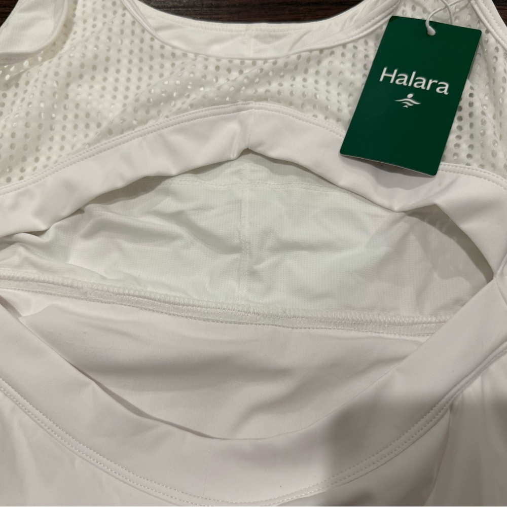 HALARA SoftlyZero™ Airy Cut Out 2-in-1 Pocket Cool Touch Mini Tennis Dress - Picture 3 of 4